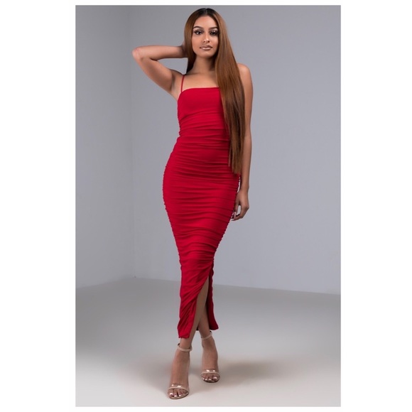 AKIRA Dresses & Skirts - Red Carpet Approved Maxi Dress with slit Small